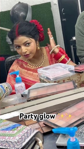 Party glow✨✨ wow salon ll Cosmetologiest ll Makeup Artist