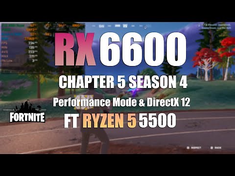 RX 6600 : Fortnite - All Settings Tested