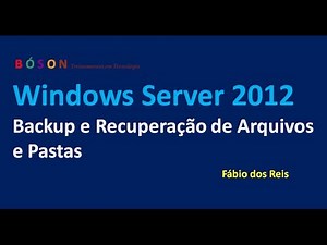 Backup and Restore Files and Folders in Windows Server 2012