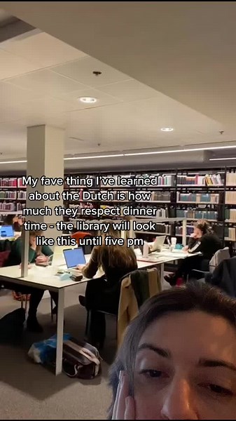 Library Availability After 5:30pm for a Quiet Study Time in the Netherlands