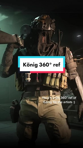 König Call of Duty Character Reference | 360° View