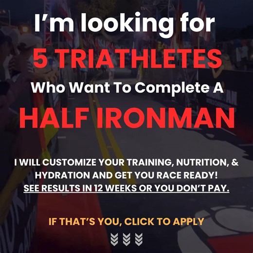 🏊‍♂️🚴‍♀️🏃‍♂️ TRIATHLETES — Are you training hard but not seeing the performance or body composition results you want? You’re not alone — and it’s not your fault. The endurance world is full of conflicting advice, and every triathlete’s body, training load, and recovery needs are unique. You need a customized approach that aligns with YOUR swim, bike, and run demands to see real, sustainable progress. That’s why I created a system built specifically for triathletes to improve body composition,