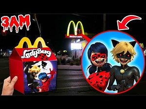 DO NOT ORDER MIRACULOUS LADYBUG HAPPY MEAL FROM MCDONALDS AT 3AM!! (Cursed LadyBug Toys)