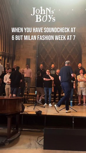Male voice choirs never go out of style 💅 #choirs #choral #choralmusic #concert #classicfm #classicalmusic #choir #choirconcert #funny #viral #fashion #fashionweek #milanfashionweek #singers #music #cymru #cymraeg #wales #welsh | Johns' Boys Male Chorus