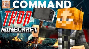THOR Hammer (Mjolnir) One Command Block Minecraft Game Play NikNikamTV