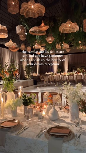 BTS Bride | Behind The Scenes Wedding Content Creators | A moment for these chandeliers and every single detail for Lindsey & Ben’s wedding reception ✨ Bride | @lindseygaon Planning + Design |... | Instagram