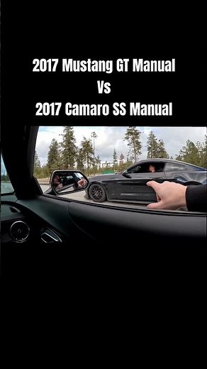 2017 Mustang GT vs 2017 Camaro SS