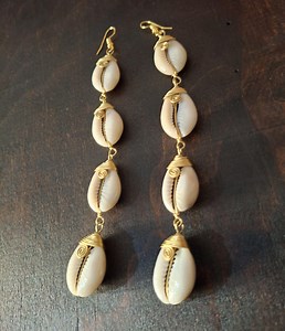Cowrie Shell Earrings – African Dangle Jewelry – Zulu Tribal Earrings – Boho Wedding Accessories – Lightweight Earrings – Gift for Her - Etsy