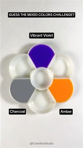 Mixing That’s Oddly Calming #colormixing #satisfying #asmr