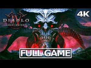 DIABLO 4 LORD OF HATRED Full Gameplay Walkthrough / No Commentary【FULL GAME】4K 60FPS Ultra HD