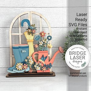 Spring Laser Cut Files, Spring Trio Shelf Sitter Laser, Spring Standing Laser Cut File, Holiday Interchangeable Laser Files - Etsy