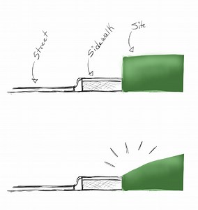 making streets and parking lots to an existing topo surface using site designer?