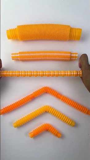 Satisfying Orange Pop Tube ASMR | Fidget Collection Sounds #asmr #satisfying #relaxing