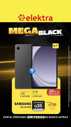 26K views | Liviana, rápida y con el sello de calidad HP ⚙️ Esta Laptop está lista para ayudarte con tus metas, con su procesador Intel Core i3 y 8GB de RAM.  Aprovechá su 31% de descuento solo en el #MegaBlack de Elektra.  Visítanos en tu #TiendaElektra favorita.  Compra ya en  www.elektra.com.gt  Escríbenos al WhatsApp  https://bit.ly/3MWL8hw #MegaBlack #CreamosMomentosFelices #ElektraGT #HPGT #ComputoElektra | Tiendas Elektra | Facebook