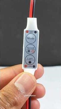How To Make 12 volt LED Light With Brightness Control & 30+ Flicker Modes