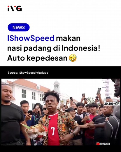 IShowSpeed Makan Nasi Padang di Jakarta!