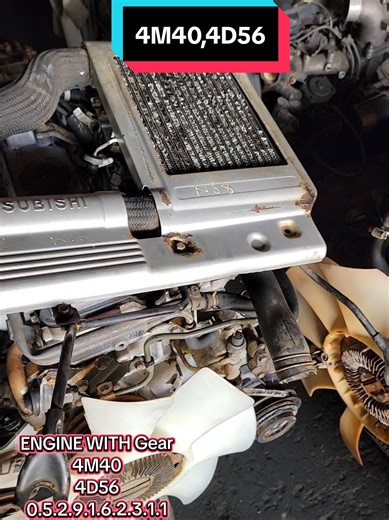 Engine Parts 4M40 and 4D56 Shipping Availability