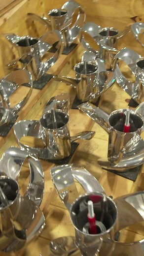 Every Sharrow Propeller is highly custom for optimal performance on your specific boat. #sharrowpropeller #cncmachining | SHARROW MARINE