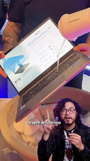 Seu notebook SOBREVIVERIA a tudo isso?! 😱 Novos ASUS ExperBook #notebook #asus #expertbook #qnc