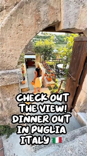 Check out dinner with a view Puglia Italy! 🇮🇹 Cooking Italian with Joe