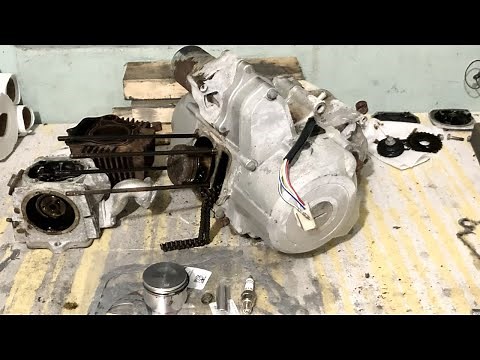 110cc Chinese ATV Motor Top End Rebuild