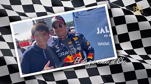 ¡El Ídolo del Pueblo, Checo Pérez! 🇲🇽👏🏻 Gracias a todos los fans por el apoyo a mi hijo, en especial a Matías, quien ayer pudo conocer a Checo. #SíSeCumple 🙏🏻 | Antonio Pérez Garibay
