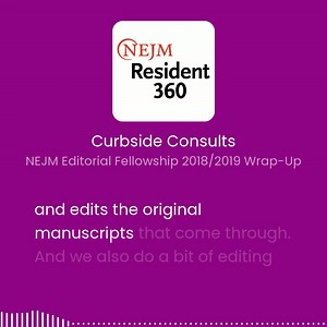 27 reactions | Toward the end of her NEJM editorial fellowship in...