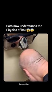 Any 3D expert knows: rendering realistic hair is one of the most difficult challenges in computer graphics. It requires complex physics, dynamic lighting, and millions of interacting particles. The new demo video from Sora (OpenAI) shocked the community by showing exactly that: human hands touching hair with a naturalness bordering on perfection. There is no "jelly effect" or collision failures common in previous AIs. The texture, weight, and reaction to light suggest that the model is not just 