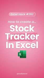 5.1K views · 712 reactions | Why no one is talking about this Excel tool?!  Learn how to track stocks inside Excel with this feature! #excel #spreadsheets #accounting #exceltips #finance #workhacks #exceltricks #corporate #tutorial | Easilyexcel | Facebook