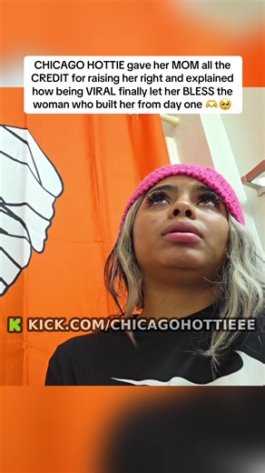 CHICAGO HOTTIE gave her MOM all the CREDIT for raising her right and explained how being VIRAL finally let her BLESS the woman who built her from day one 🫶🥺 #fyp #chicagohottie