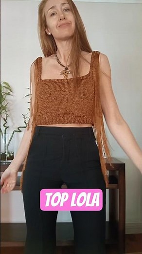 The step-by-step tutorial is now available! Knitting top or blouse with knitting needles #knittin...