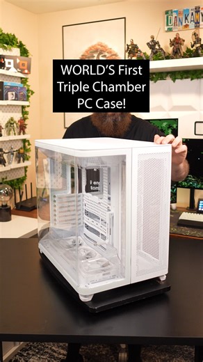 DanKamYouKnow on Instagram: "@corsair AIR 5400 - TRIPLE Chamber PC Case! #pc #pcgaming #gamingpc #pcbuild"