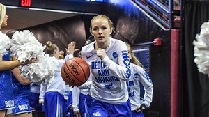 "I'm Hanna Hall, a 5'3" Division I point guard from the University at Buffalo and I struggle with mental illness every day." A powerful message from Hanna Hall. #MentalHealthAwarenessMonth 🎥 University at Buffalo | March Madness Women's Basketball
