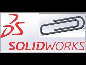 Drawing a Paper Clip in Solidworks