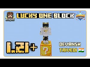 DtA Lucky one block for Minecraft PE 1.21+