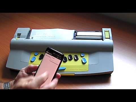 Braille Unit 1 - Early Learning - The Mountbatten Brailler