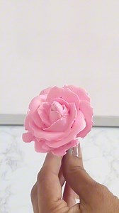 576K views · 9.4K reactions | How to make pink rose flower tutorial for beginners #fbreel #fbreelsvideo #facebookviral #viralreelsシ #trendingreel #Amazing | Dessert Studio | Facebook
