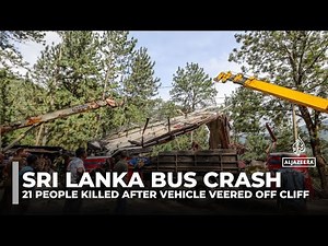 At least 21 die in Sri Lanka after bus carrying pilgrims veers off cliff