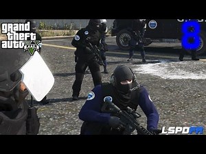 GTA 5 - LSPDFR 0.3 - GENDARMERIE NATIONALE - GIGN ANTI GANG - Intervention Gendarmerie Nationale #8