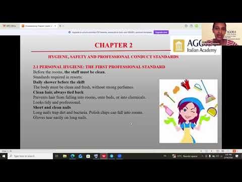 HOUSEKEEPING TRAINING COURSE | LESSON 2 | HYGIENE, SAFETY & PROFESSIONAL STANDARDS | TRAINER MASTY
