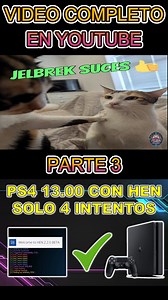 ✅🔓 PS4 13.00 con HEN – ¡POR FIN FUNCIONA AL 100%! Tutorial Paso a Paso 🎮🔥 PARTE 3 Video completo: https://youtube.com/shorts/osMd3Vznwuk #videogames #videogame #nintendo #videoviralシ #nes #Retro #gaminglife #gamingpc #gamerlife #gameroom #retrogamer #retrogame #retrogaming #playstation5 #efootball #retrogames #gaming #FIFA #playstation #gamers #xboxlive #xboxone #xbox360 #vídeojuegos #Videojuegos | Tio Julio Games