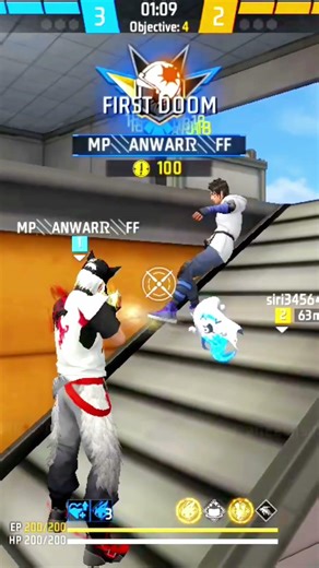 Cs rank 1v4 clutch #freefire #shortsfeed #tondaegamerGames