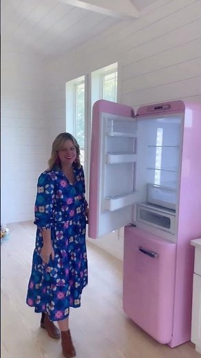 I’m Loving the Pink Smeg Fridge in the Country Peony Craft Studio - Country Peony