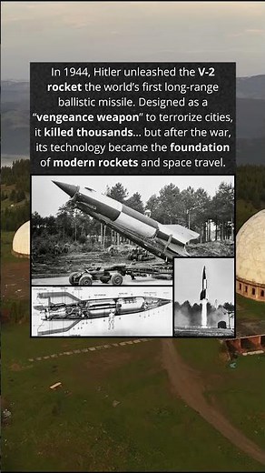 V-2 Rockets Hitler’s Weapon That Launched the Space Age 🚀⚔️