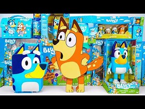 Bluey Toy Collection Unboxing Review 🐾 Mystery Funny Chilli Box & Bluey's Play and Go Playset