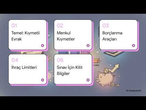SPL Sınavı Borçlanma Araçları