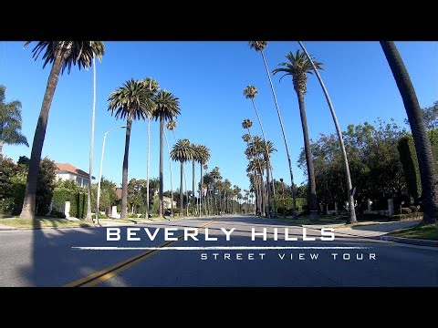 Driving in Beverly Hills, California | 4K City Street View Tour