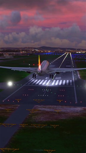 Love these landing views ✈️🤩 TAP Air Portugal Airbus A339 landing at Lisbon. From Microsoft Flight Simulator 2020. #msfs #flightsimulator #a330 #aviationdaily