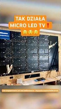 Jak działa telewizor MICRO LED? Perełka od HISENSE od środka! TEST #hisense #microled #test