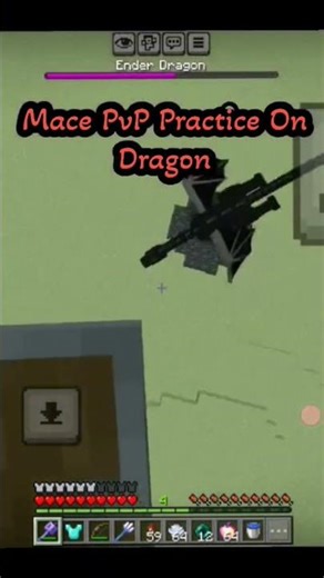 Mace PvP Practice #shorts #minecraft